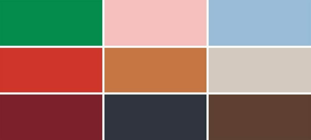Colour Trends for Autumn/Winter 2021 London Palette